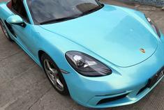 女王的新衣，保时捷718 AX 珊瑚海蓝 华丽蜕变