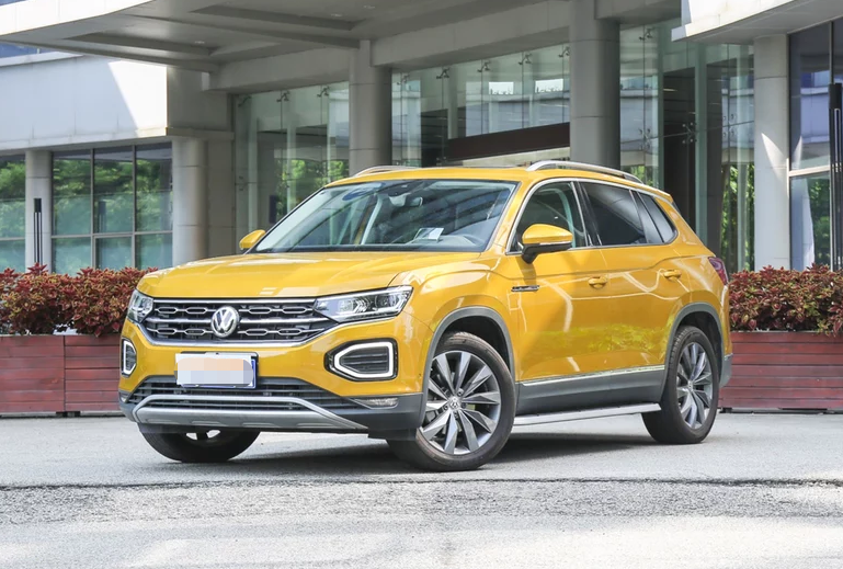 大众探岳中型SUV，颜色靓丽，有1.4T和2.0T之分