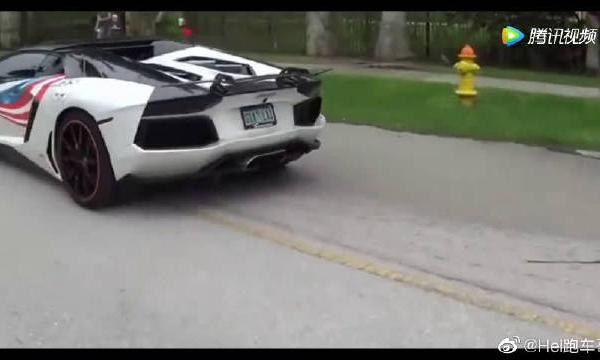 三辆兰博基尼大牛 超跑集体炸街！这声浪实在是太好听了！