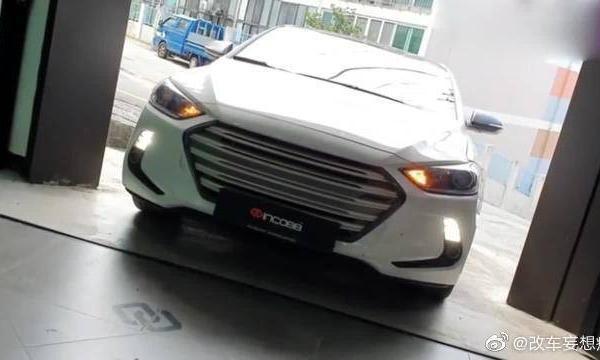 让帅气更上一层楼，现代领动前后大灯改装展示！看着挺不错的！