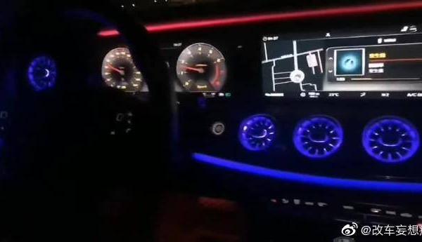 奔驰E级213改装钻石旋转高音，涡轮出风口完工效果展示