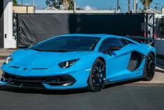 Lamborghini Aventador SVJ 蓝色的太好看了吧