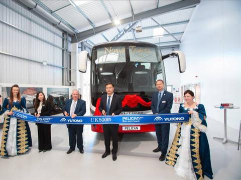 宇通客车出口英国再上新台阶 实现从0到500辆的突破