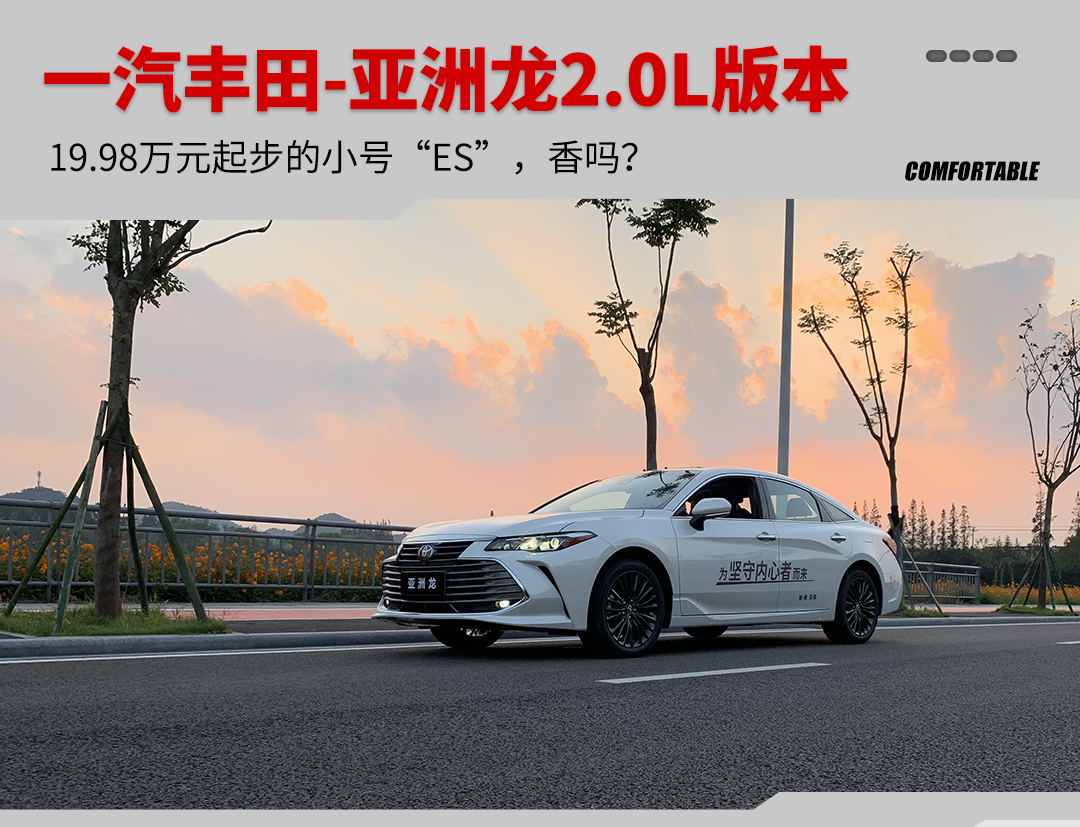 2.0L的5米大车,不到20万起的亚洲龙,动力够用吗?