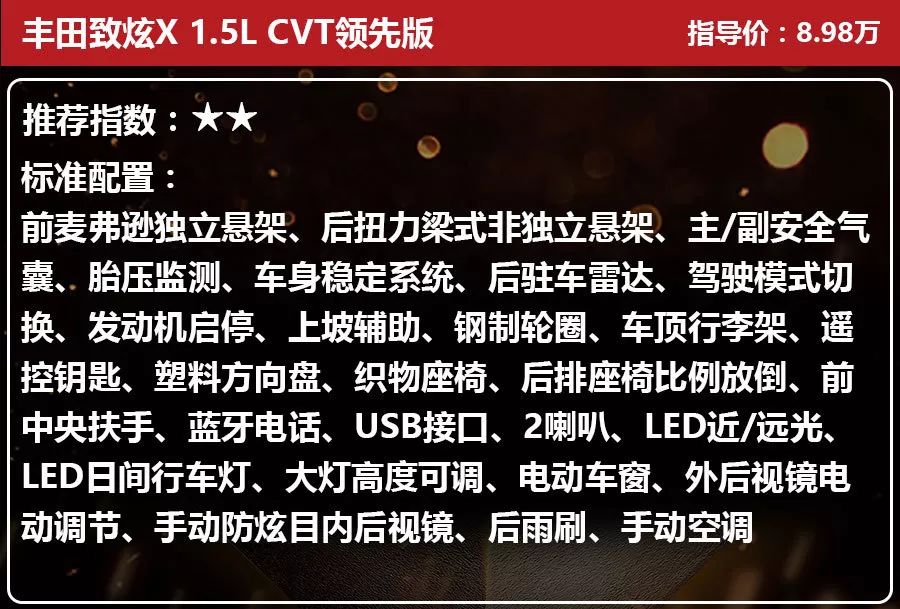 丰田致炫X上市,三款车型,8.98万起,哪款最值得买?