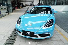 保时捷汽车改色私人定制拉花系列图集