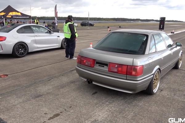 700匹奥迪90 S2 Quattro vs 560匹宝马 M2雷霆版