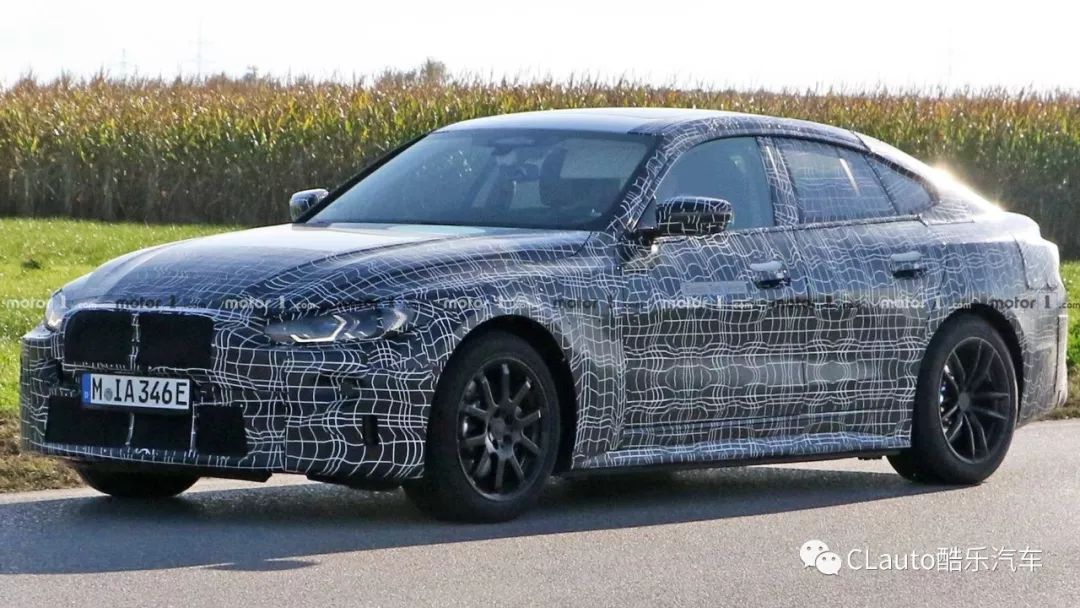 宝马电动车i4谍照,四门中级车外型似4系,预期竞争Model 3
