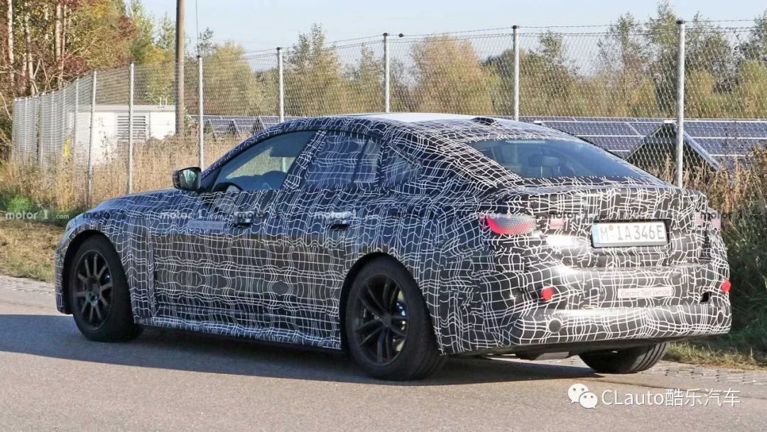 宝马电动车i4谍照,四门中级车外型似4系,预期竞争Model 3
