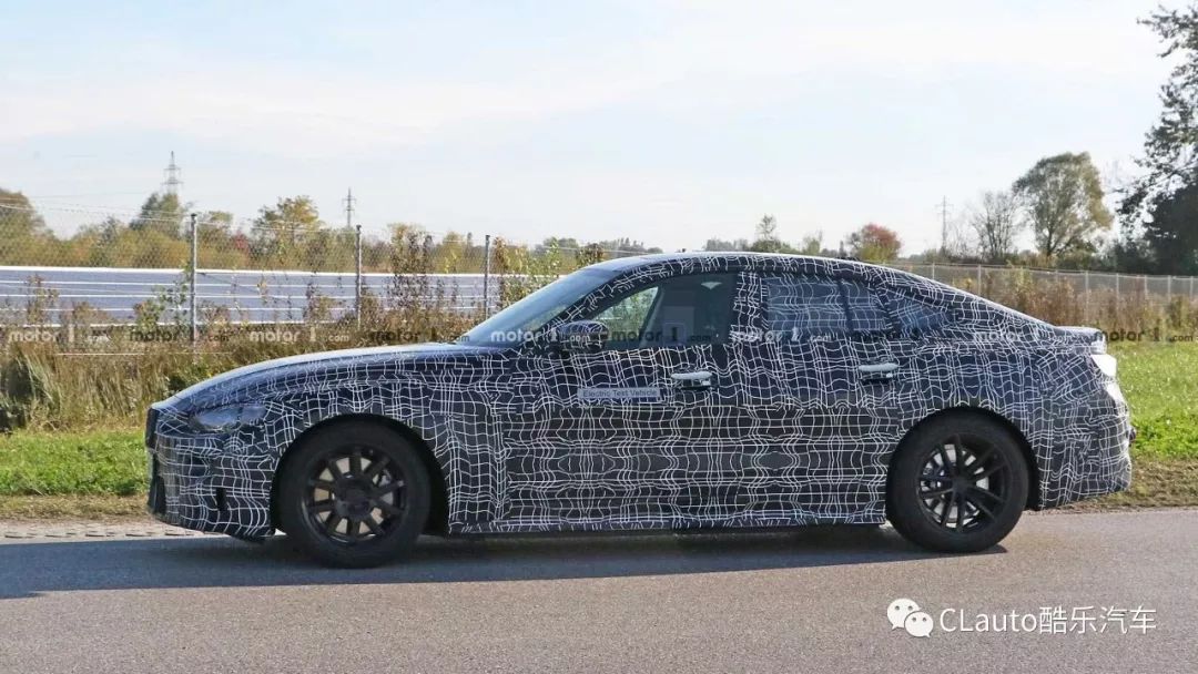 宝马电动车i4谍照,四门中级车外型似4系,预期竞争Model 3
