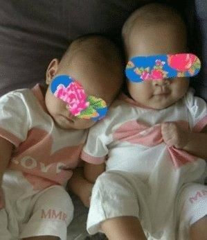 有一种“遗传”叫张杰谢娜的双胞胎，看到正面照后：上天是公平的