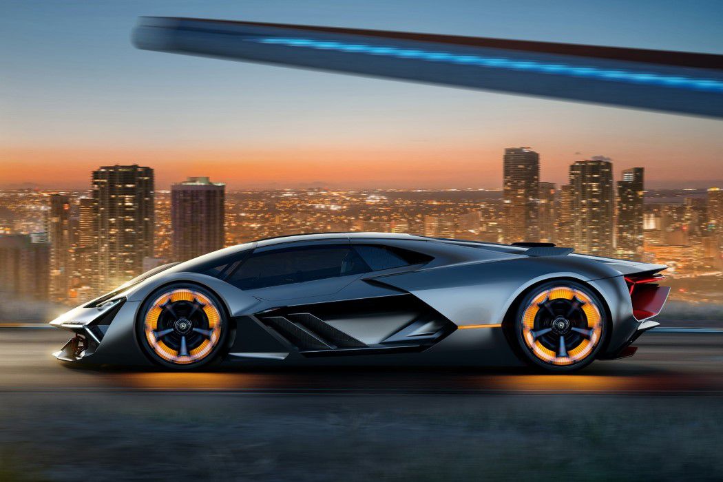 兰博基尼Terzo Millennio，电动跑车，却没有电池？