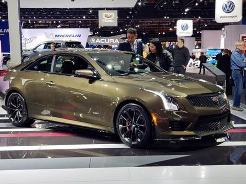最帅“凯迪拉克ATS”实车亮相，青铜色车身四出排气，马力470匹