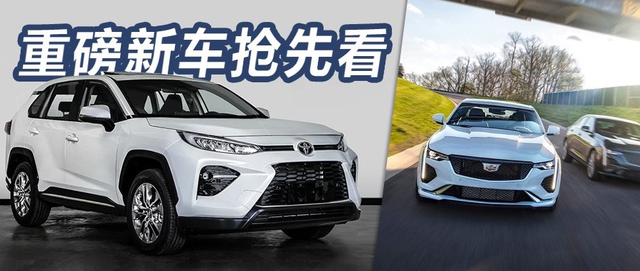 丰田威兰达 星途VX 全新一代奇骏 凯迪拉克CT4 近期热门新车抢先看