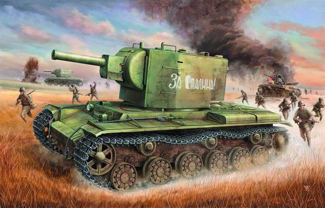 以伏罗希洛夫命名的坦克装备榴弹炮的kv2坦克在战争中表现如何