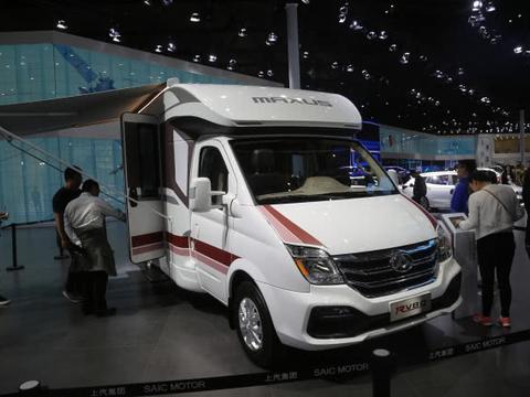 上汽大通RV80 C型房车灵动款，50万级别旅居车，上海车展实拍！