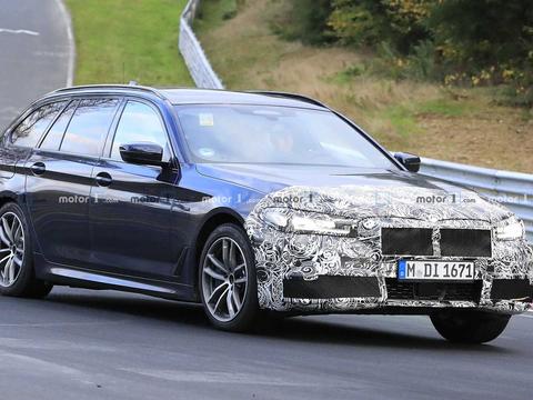 更大的进气格栅，全新宝马5系谍照曝光