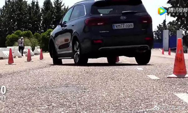 25万一台的进口现代索兰托，看完麋鹿测试后伤心了