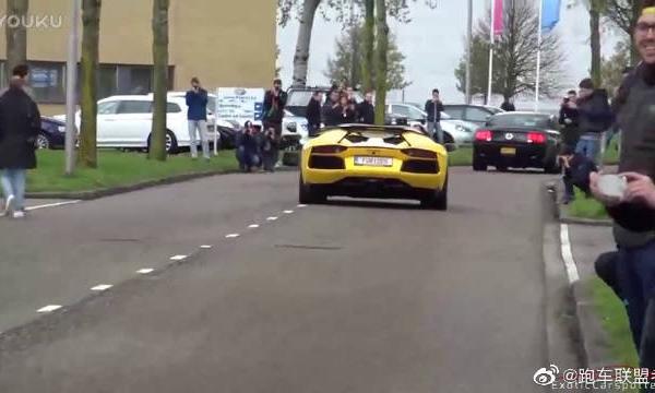爆发力十足 兰博基尼Aventador声浪震耳