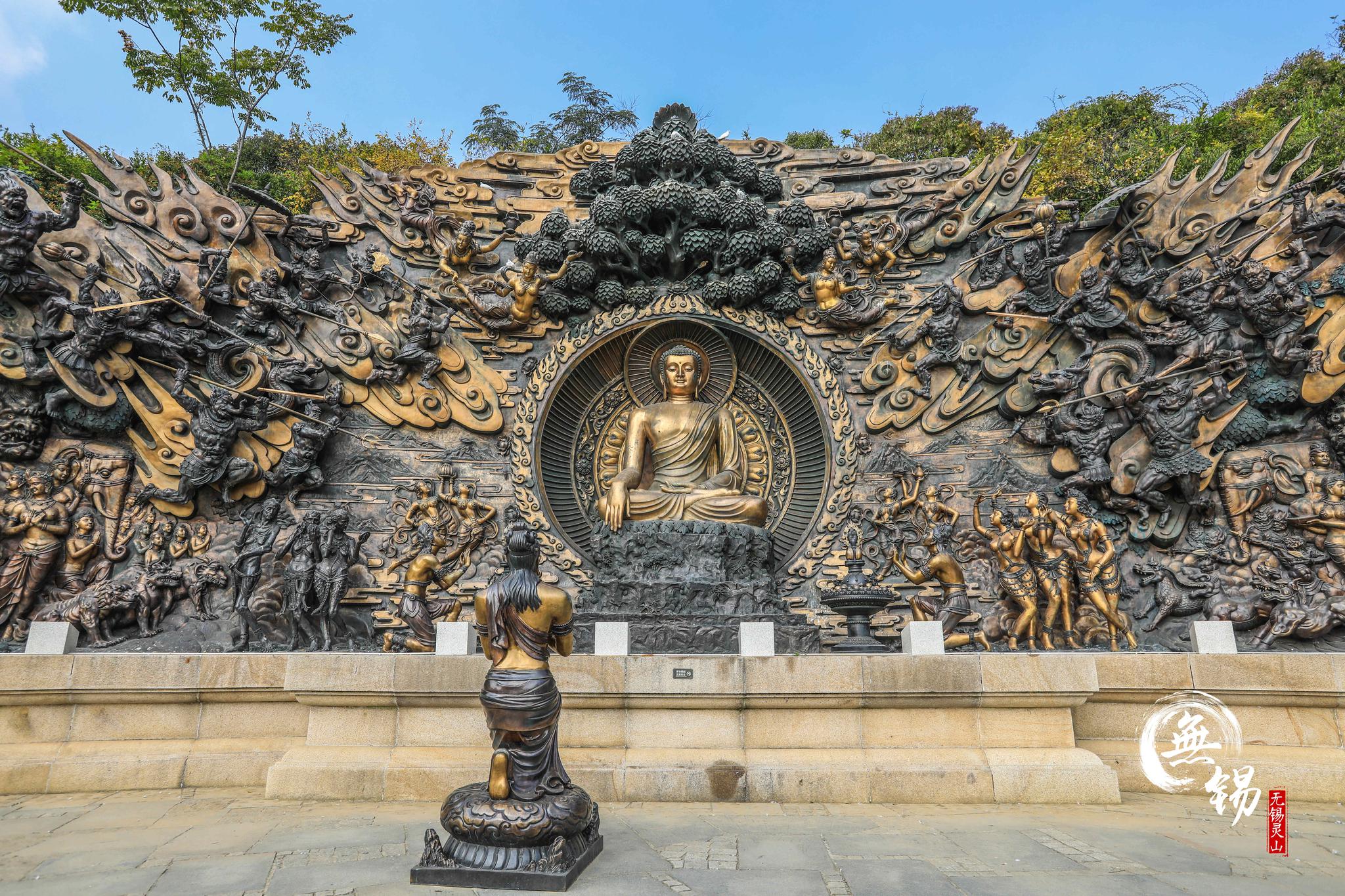 比四川乐山还高的大佛，高达88米，就在这座江南小城灵山菩提大道冷菜新浪新闻 