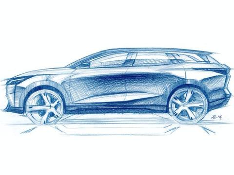 定位中型SUV 预计广州车展亮相 一汽奔腾首款纯电动车设计图曝光