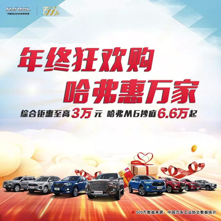 注意啦！画重点--趁着大运车展买哈弗就对啦！