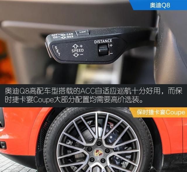 百万级跨界对决 奥迪Q8较量卡宴Coupe