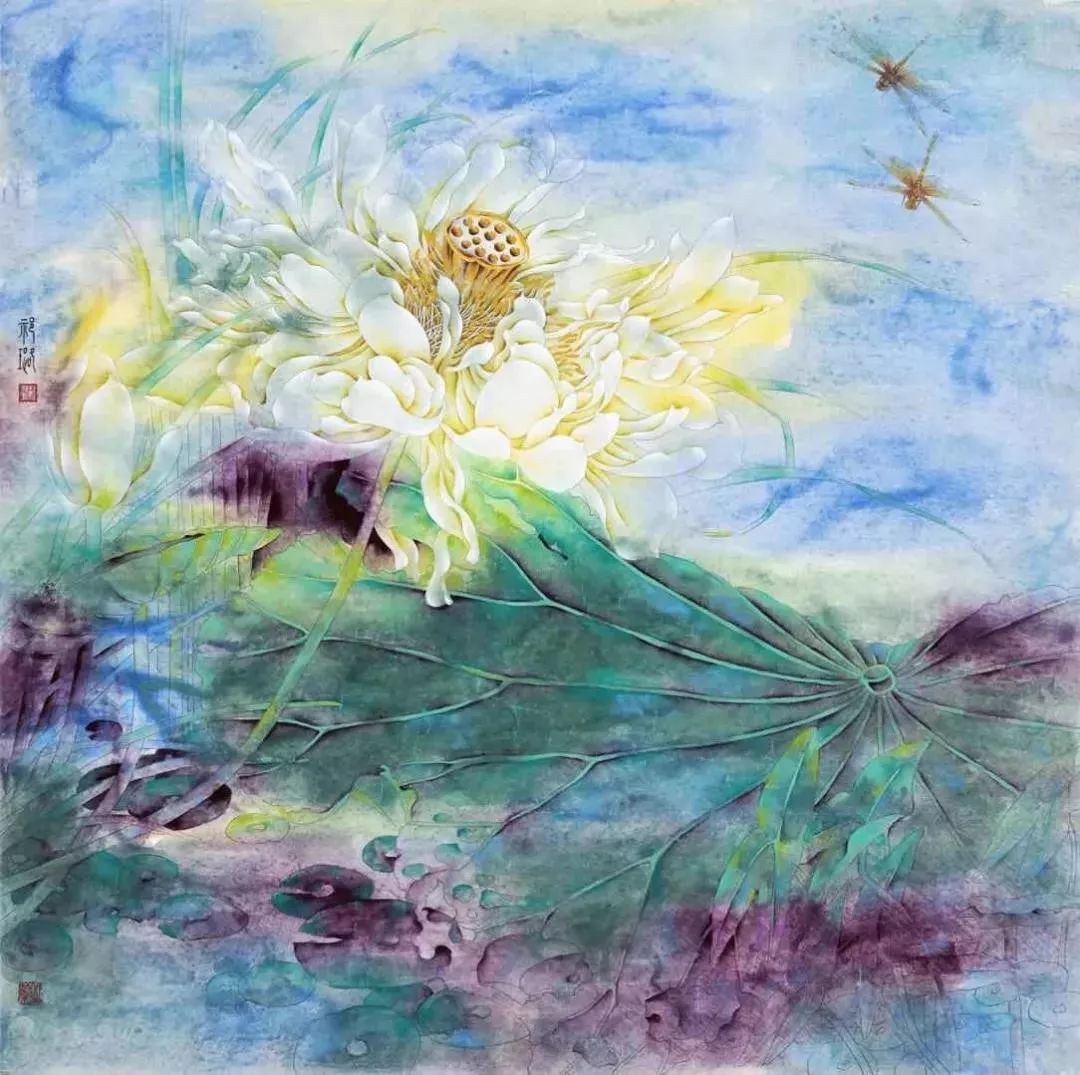 著名女画家祁璐中国画作品欣赏