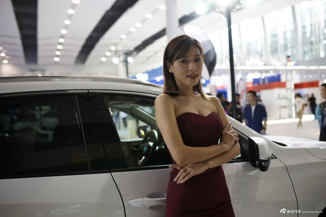 这些展台的车模美眉好高冷