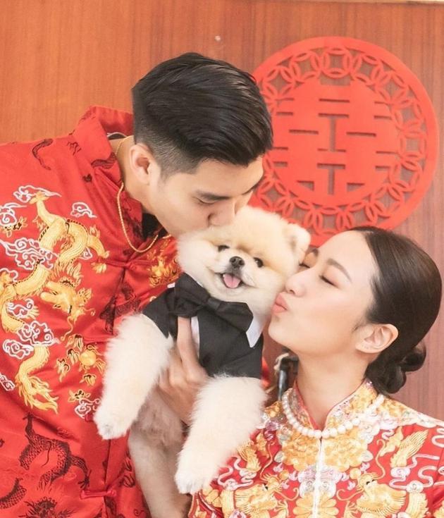 为高以翔取消伴郎，毛毛低调举行婚礼现场曝光，早前夫妻悲痛发文