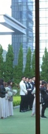 为高以翔取消伴郎，毛毛低调举行婚礼现场曝光，早前夫妻悲痛发文