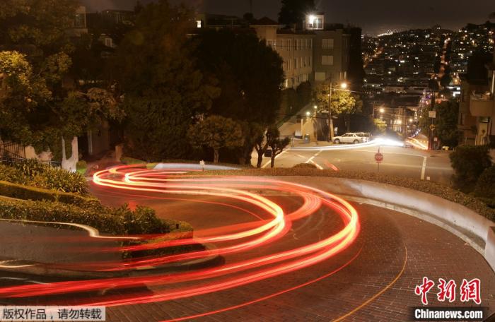  资料图：美国旧金山朗伯德街。