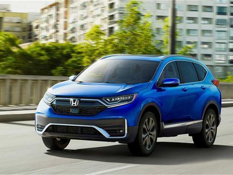 海外到店实拍本田新款CR-V，燃油混动两个版本，真香