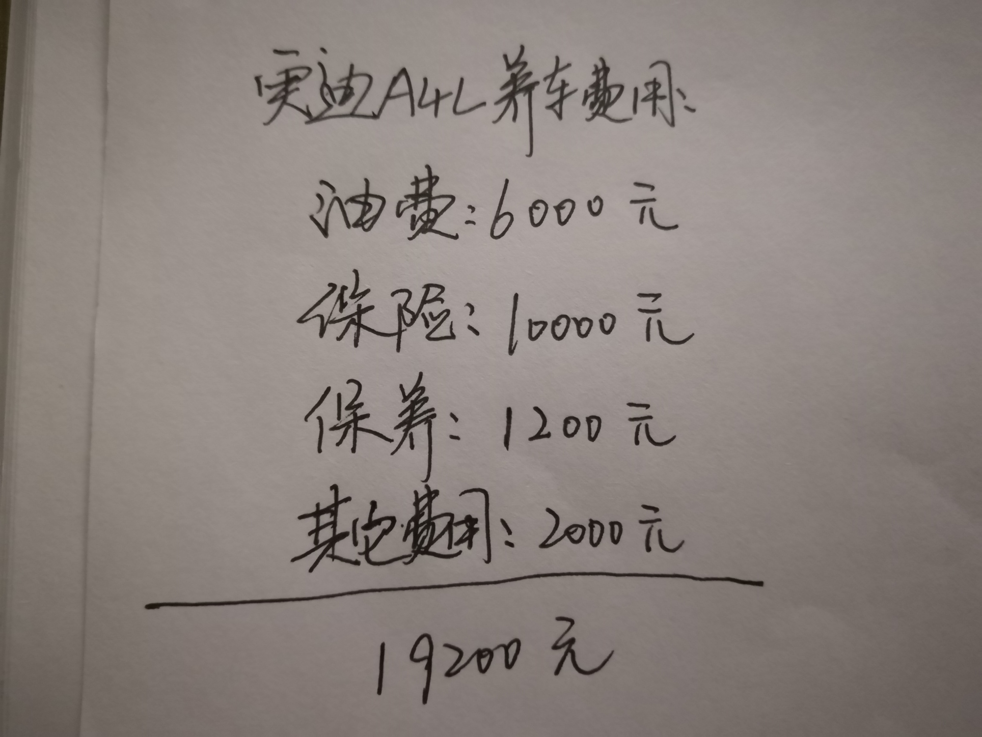 我是外卖员，工资8千左右，存款10万，贷款买奥迪A4L合适吗？