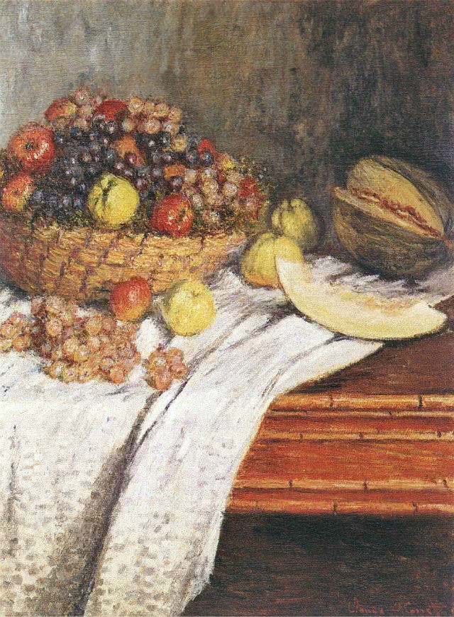印象画派的创始人,法国著名画家莫奈,经典的油画静物欣赏
