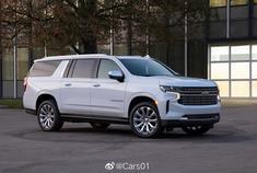 好看的汽车图片：全新一代雪佛兰Suburban官图