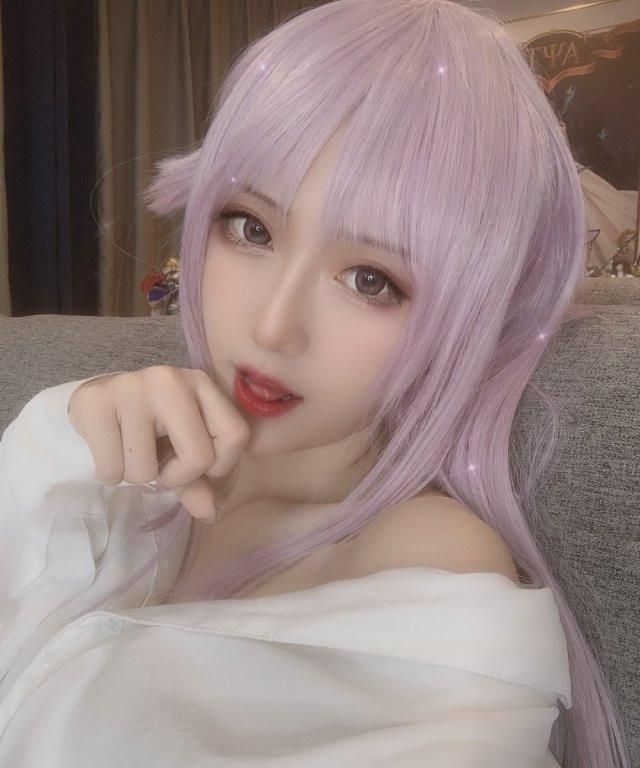 cosplay角色推荐女孩,cosplay教程 腐团儿发新cos图,睡衣粉毛诱惑系女生,大家喜欢吗?