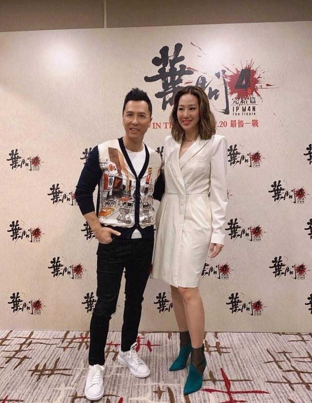 甄子丹一家四口亮相，老婆女儿身高抢镜名媛范，12岁儿子像极爸爸