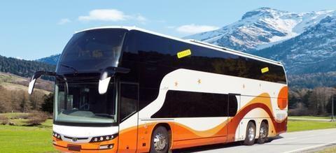 最多97座，座位影音系统好评，西班牙贝拉斯JEWEL双层大巴实拍