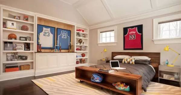 篮球世界杯|据说这是所有篮球爱好者梦寐以求的房间装修风格!
