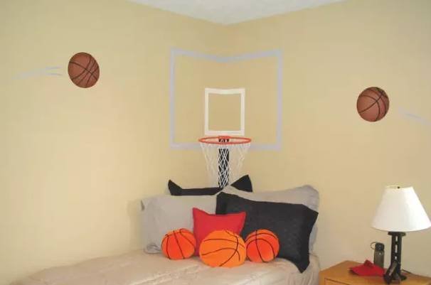 篮球世界杯|据说这是所有篮球爱好者梦寐以求的房间装修风格!