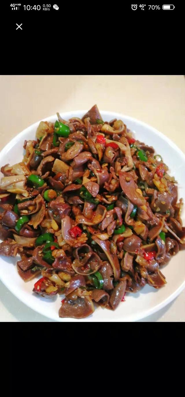 大厨教你，“爆炒鸡胗”这么做，味美无腥味，既下饭又有助消化