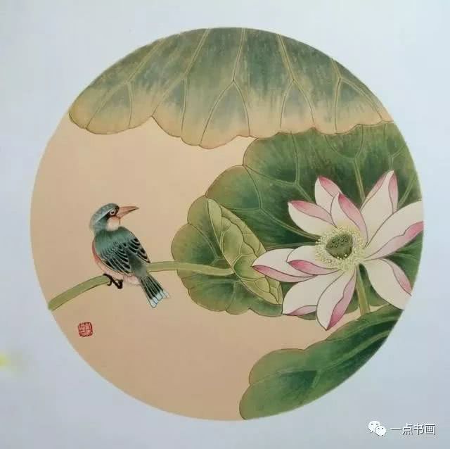 戴青池工笔花鸟小品分享