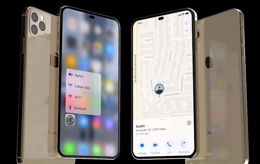 苹果手机12promax,苹果手机12promax图片 iphone12 pro max渲染图曝光,比iphone11好看多了