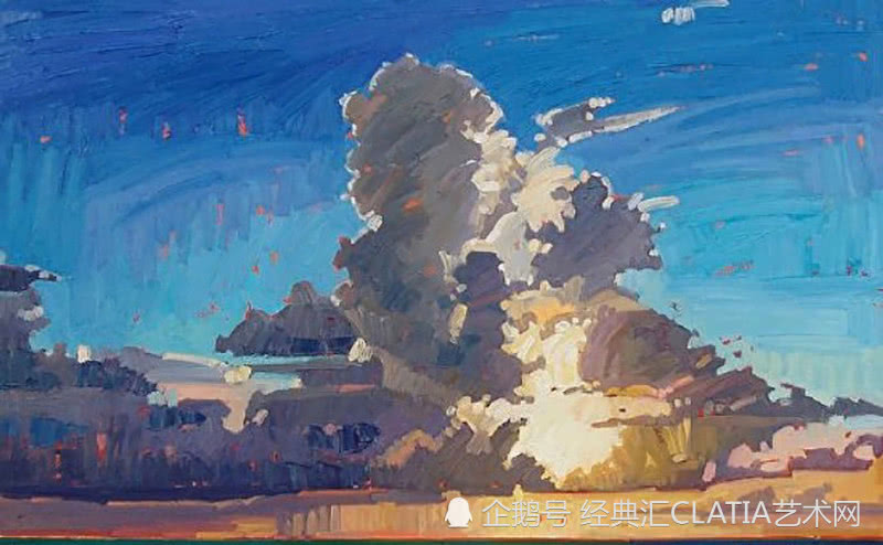 绘画的魅力——干净的笔触与灵动的色彩|风景画|笔触