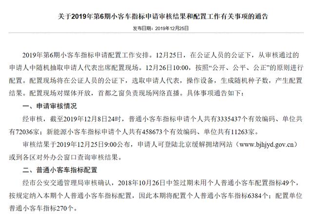 新申请者或将等待9年，北京新能源小客车指标情况出炉