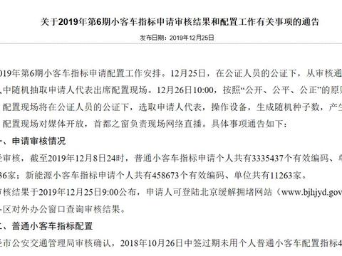 又有 1 万多人加入北京新能源指标排号大军，预计排到 9 年后