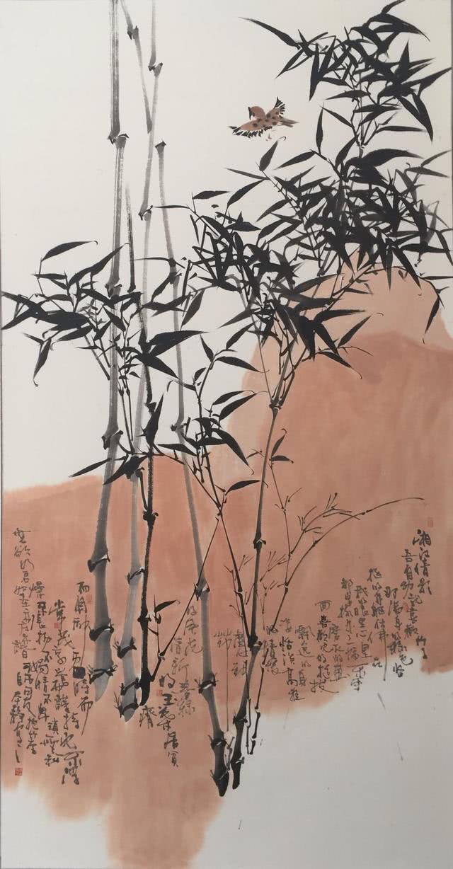 中国画竹名家张本静,他的画作千姿百态,寓意丰富
