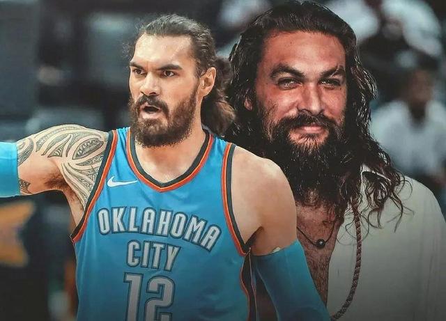 组图:nba那些著名的撞脸球星,亚当斯就是海王,哈登似中国女星