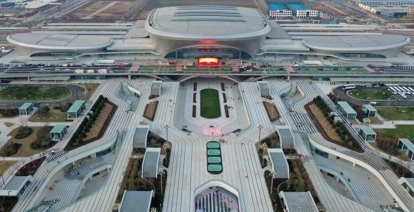 中国地级市最大的现代化高铁综合性交通枢纽——临沂北站